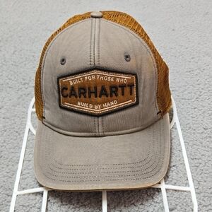 Carhartt Gray and Brown Mesh Cap